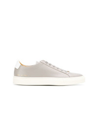 Baskets basses en cuir grises Common Projects