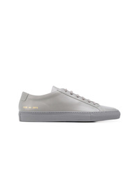 Baskets basses en cuir grises Common Projects