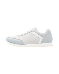 Baskets basses en cuir grises Even&Odd