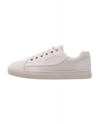 Baskets basses en cuir grises