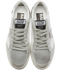Baskets basses en cuir grises Golden Goose Deluxe Brand