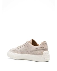 Baskets basses en cuir grises Tod's