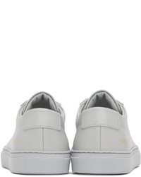 Baskets basses en cuir grises Common Projects