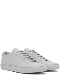 Baskets basses en cuir grises Common Projects