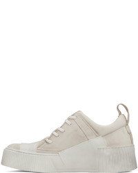 Baskets basses en cuir grises Boris Bidjan Saberi