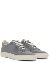 Baskets basses en cuir grises Common Projects