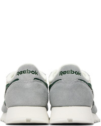 Baskets basses en cuir grises Reebok Classics