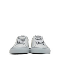 Baskets basses en cuir grises Common Projects