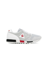 Baskets basses en cuir grises Le Coq Sportif