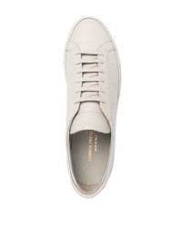 Baskets basses en cuir grises Common Projects