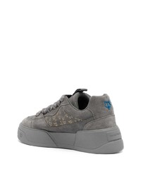 Baskets basses en cuir grises Naked wolfe