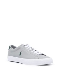 Baskets basses en cuir grises Polo Ralph Lauren