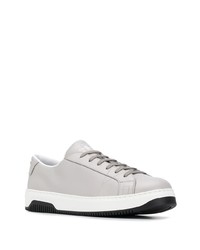 Baskets basses en cuir grises Car Shoe