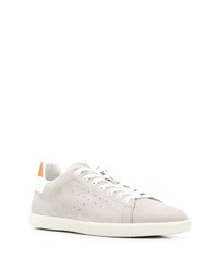 Baskets basses en cuir grises Tod's