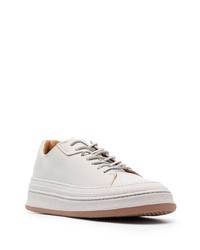 Baskets basses en cuir grises Buttero