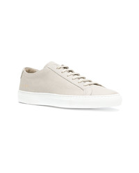 Baskets basses en cuir grises Common Projects