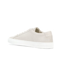 Baskets basses en cuir grises Common Projects