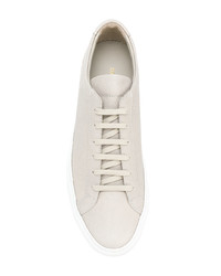 Baskets basses en cuir grises Common Projects