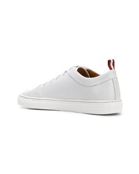 Baskets basses en cuir grises Bally