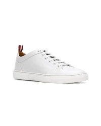 Baskets basses en cuir grises Bally