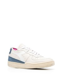 Baskets basses en cuir grises Diadora