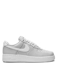 Baskets basses en cuir grises Nike