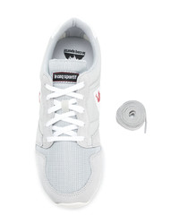 Baskets basses en cuir grises Le Coq Sportif