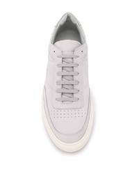 Baskets basses en cuir grises Common Projects