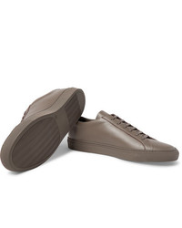 Baskets basses en cuir grises Common Projects