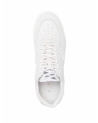 Baskets basses en cuir grises Filling Pieces