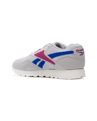 Baskets basses en cuir grises Reebok