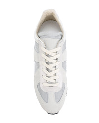 Baskets basses en cuir grises Maison Margiela