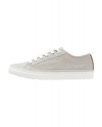 Baskets basses en cuir grises s.Oliver