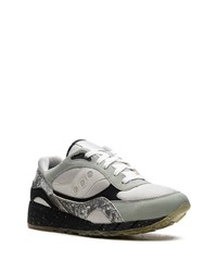 Baskets basses en cuir grises Saucony