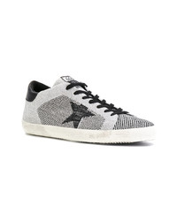 Baskets basses en cuir grises Golden Goose Deluxe Brand