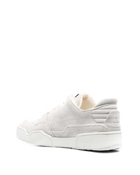 Baskets basses en cuir grises Isabel Marant