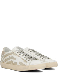 Baskets basses en cuir grises Golden Goose