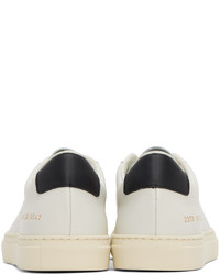 Baskets basses en cuir grises Common Projects