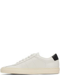 Baskets basses en cuir grises Common Projects