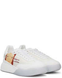 Baskets basses en cuir grises Stella McCartney