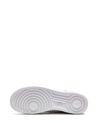 Baskets basses en cuir imprimées blanches Nike