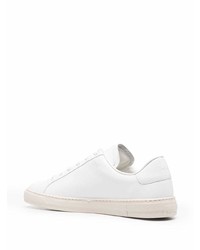 Baskets basses en cuir imprimées blanches Paul Smith