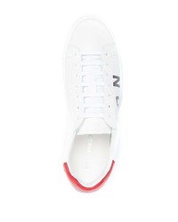 Baskets basses en cuir imprimées blanches DSQUARED2