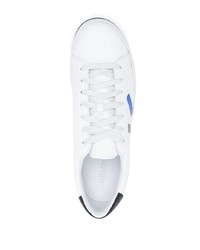 Baskets basses en cuir imprimées blanches Kenzo