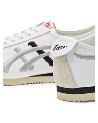 Baskets basses en cuir imprimées blanches Onitsuka Tiger