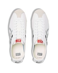 Baskets basses en cuir imprimées blanches Onitsuka Tiger