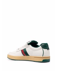 Baskets basses en cuir imprimées blanches PS Paul Smith