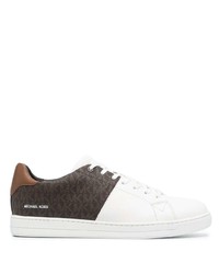 Baskets basses en cuir imprimées blanches MICHAEL Michael Kors