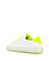 Baskets basses en cuir imprimées blanches Philipp Plein