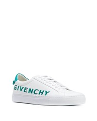 Baskets basses en cuir imprimées blanches Givenchy